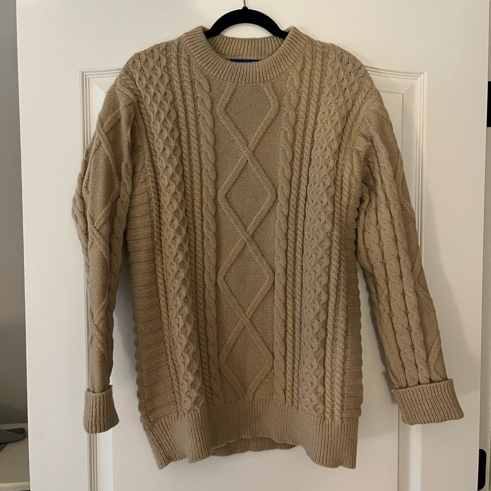 Aelfric Eden Oversized Knit Sweater- Khaki